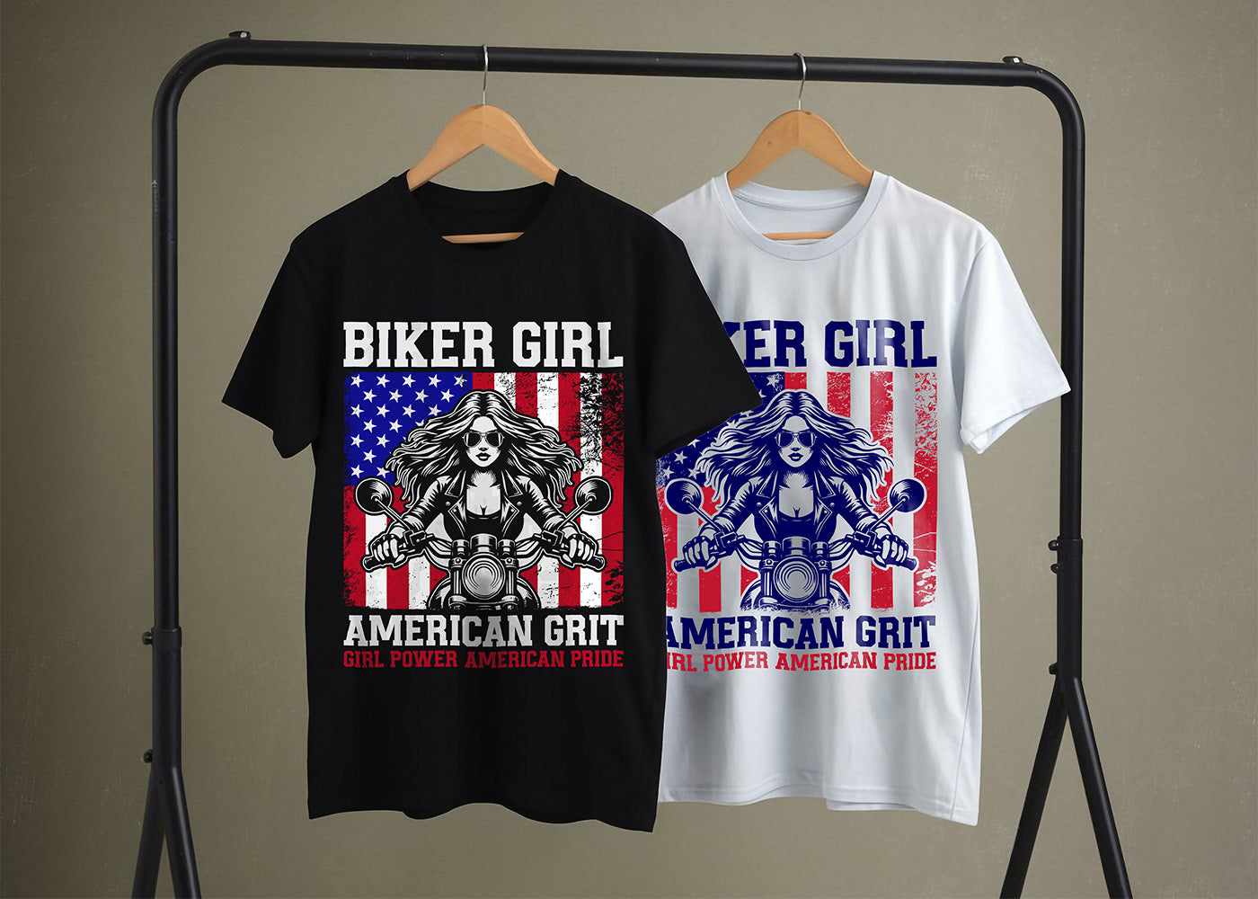 BIKER GIRL 210 GSM Cotton T-Shirt | Bevrook
